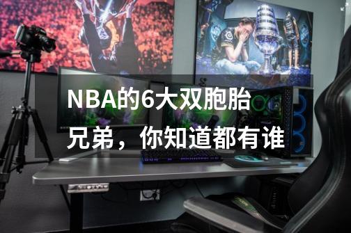 NBA的6大双胞胎兄弟，你知道都有谁-第1张-游戏资讯-龙启科技