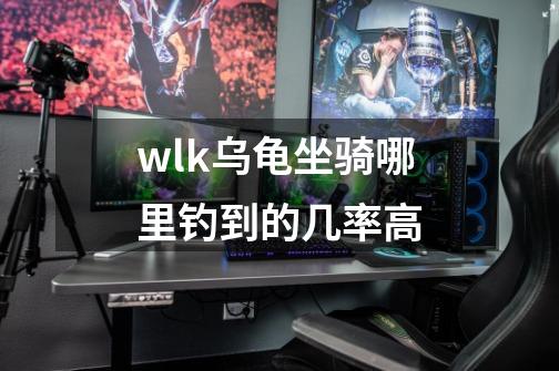 wlk乌龟坐骑哪里钓到的几率高-第1张-游戏资讯-龙启科技