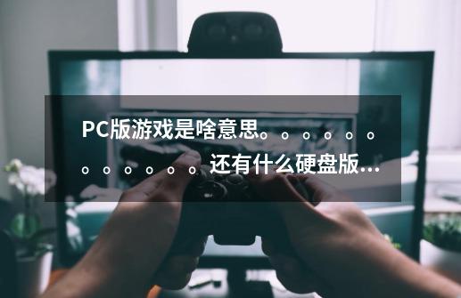 PC版游戏是啥意思。。。。。。。。。。。。还有什么硬盘版的 都什么意思。。-第1张-游戏资讯-龙启科技