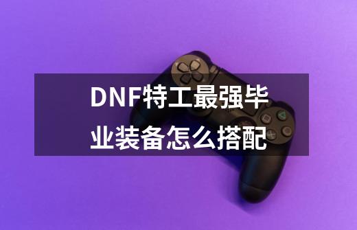 DNF特工最强毕业装备怎么搭配-第1张-游戏资讯-龙启科技