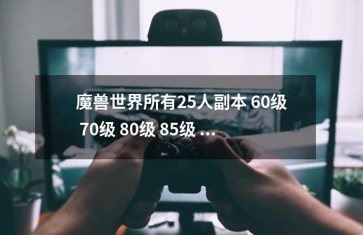 魔兽世界所有25人副本 60级 70级 80级 85级 90级-第1张-游戏资讯-龙启科技