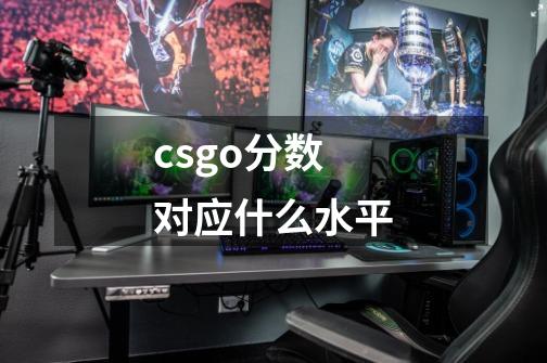 csgo分数对应什么水平-第1张-游戏资讯-龙启科技