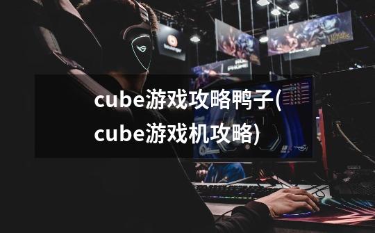 cube游戏攻略鸭子(cube游戏机攻略)-第1张-游戏资讯-龙启科技