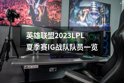 英雄联盟2023LPL夏季赛IG战队队员一览-第1张-游戏资讯-龙启科技