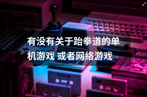 有没有关于跆拳道的单机游戏 或者网络游戏-第1张-游戏资讯-龙启科技