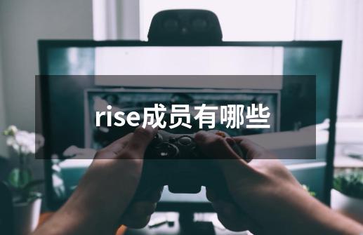 rise成员有哪些-第1张-游戏资讯-龙启科技