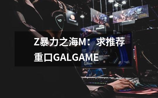 Z暴力之海M：求推荐重口GALGAME-第1张-游戏资讯-龙启科技