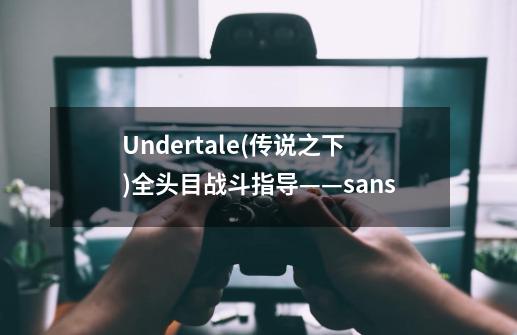 Undertale(传说之下)全头目战斗指导——sans-第1张-游戏资讯-龙启科技