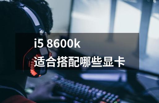 i5 8600k适合搭配哪些显卡-第1张-游戏资讯-龙启科技