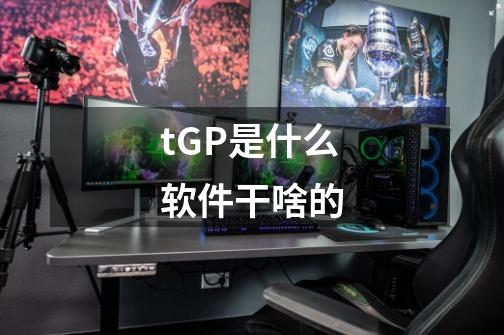 tGP是什么软件干啥的-第1张-游戏资讯-龙启科技