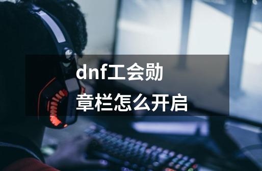 dnf工会勋章栏怎么开启-第1张-游戏资讯-龙启科技