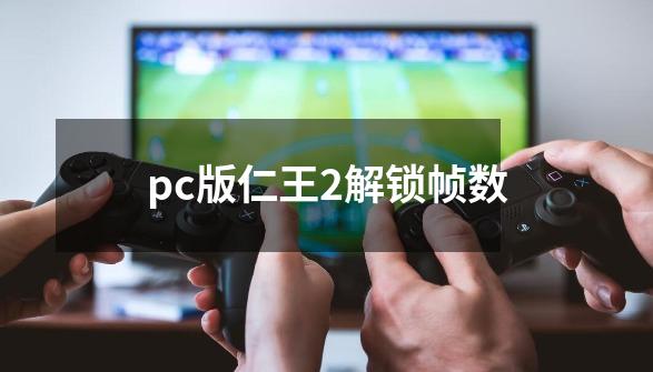 pc版仁王2解锁帧数-第1张-游戏资讯-龙启科技