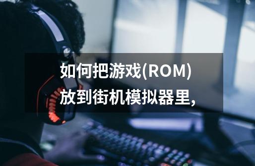 如何把游戏(ROM)放到街机模拟器里,-第1张-游戏资讯-龙启科技