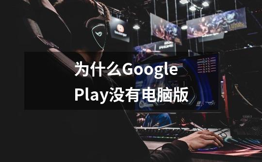 为什么Google Play没有电脑版-第1张-游戏资讯-龙启科技