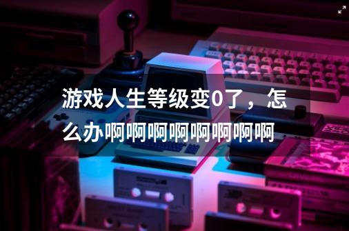 游戏人生等级变0了，怎么办啊啊啊啊啊啊啊啊-第1张-游戏资讯-龙启科技