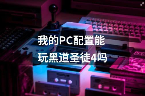 我的PC配置能玩黑道圣徒4吗-第1张-游戏资讯-龙启科技