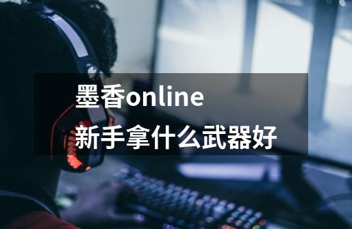 墨香online新手拿什么武器好-第1张-游戏资讯-龙启科技