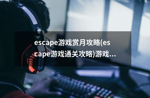 escape游戏赏月攻略(escape游戏通关攻略)游戏攻略-第1张-游戏资讯-龙启科技