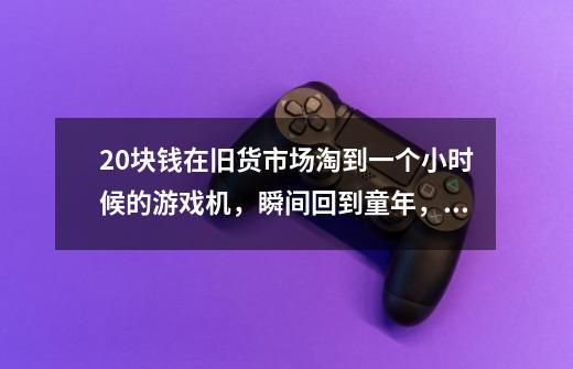 20块钱在旧货市场淘到一个小时候的游戏机，瞬间回到童年，太回忆-第1张-游戏资讯-龙启科技