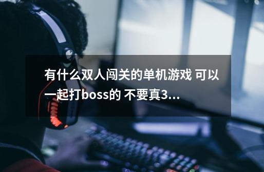 有什么双人闯关的单机游戏 可以一起打boss的 不要真3 无双-第1张-游戏资讯-龙启科技