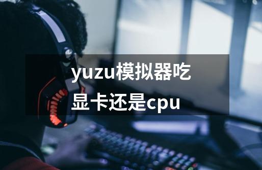 yuzu模拟器吃显卡还是cpu-第1张-游戏资讯-龙启科技