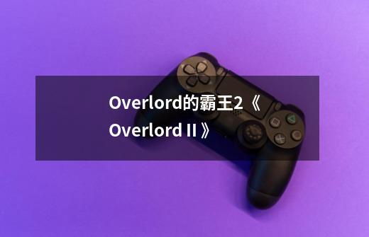 Overlord的霸王2《Overlord II 》-第1张-游戏资讯-龙启科技