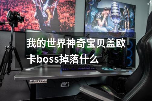 我的世界神奇宝贝盖欧卡boss掉落什么-第1张-游戏资讯-龙启科技