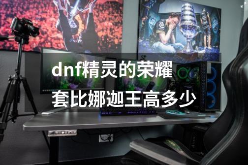 dnf精灵的荣耀套比娜迦王高多少-第1张-游戏资讯-龙启科技