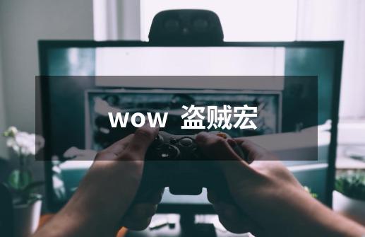 wow  盗贼宏-第1张-游戏资讯-龙启科技