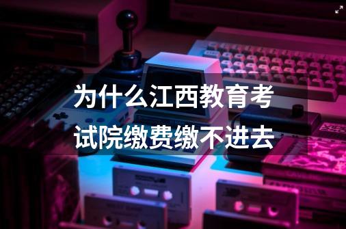 为什么江西教育考试院缴费缴不进去-第1张-游戏资讯-龙启科技