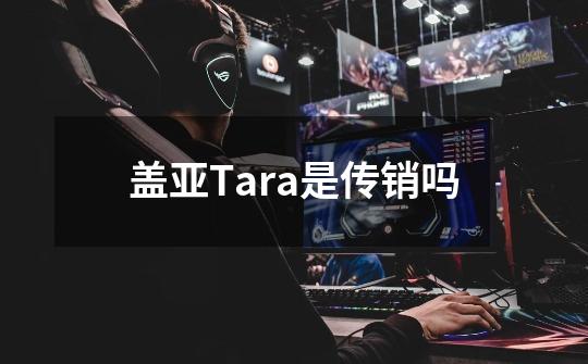 盖亚Tara是传销吗-第1张-游戏资讯-龙启科技