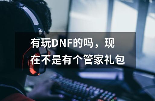 有玩DNF的吗，现在不是有个管家礼包-第1张-游戏资讯-龙启科技