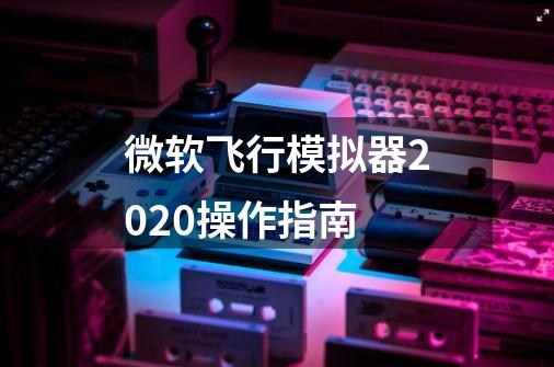 微软飞行模拟器2020操作指南-第1张-游戏资讯-龙启科技