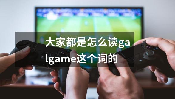 大家都是怎么读galgame这个词的-第1张-游戏资讯-龙启科技