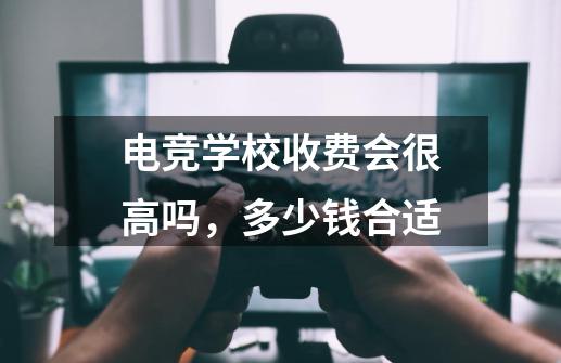 电竞学校收费会很高吗，多少钱合适-第1张-游戏资讯-龙启科技