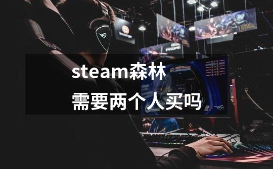 steam森林需要两个人买吗-第1张-游戏资讯-龙启科技