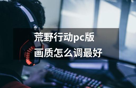 荒野行动pc版画质怎么调最好-第1张-游戏资讯-龙启科技