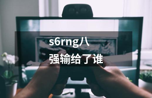 s6rng八强输给了谁-第1张-游戏资讯-龙启科技