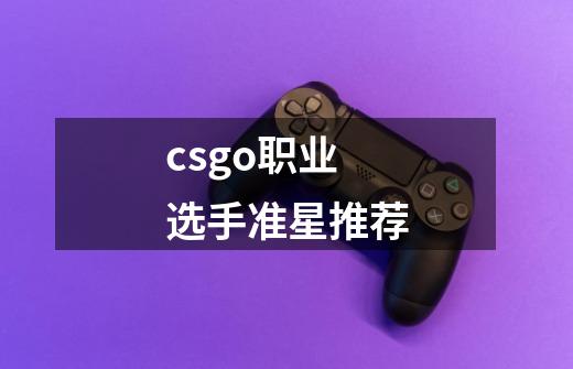 csgo职业选手准星推荐-第1张-游戏资讯-龙启科技