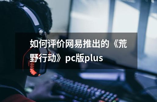 如何评价网易推出的《荒野行动》pc版plus-第1张-游戏资讯-龙启科技